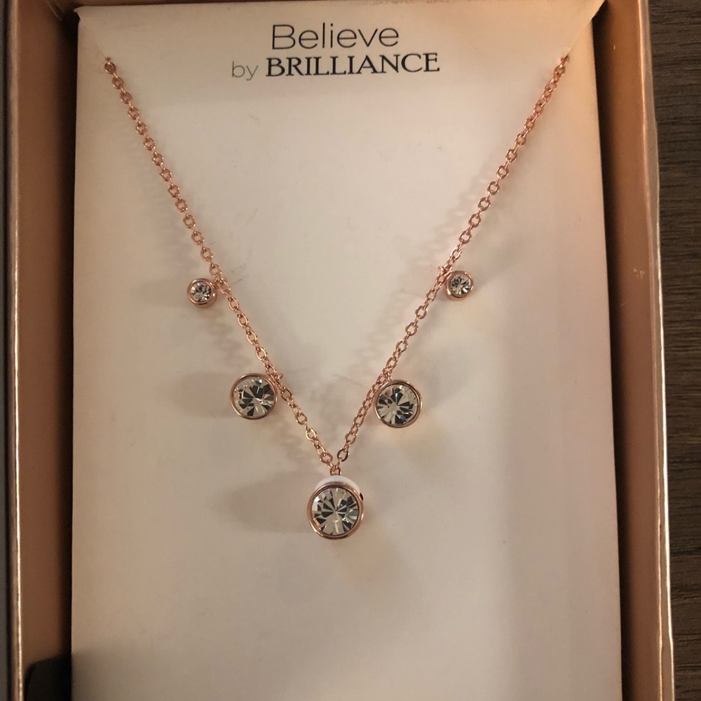 Gold and Crystal necklace